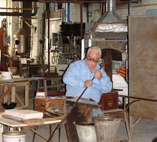 Glasbläser in Murano