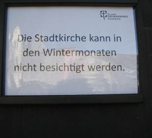 Ev. luth. Stadtkirche - Info
