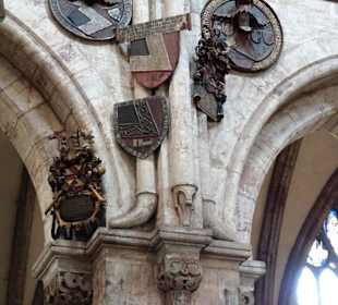 Pfeiler im Langschiff der Sebalduskirche