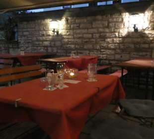Gasthof Watzmann auf der Terrasse