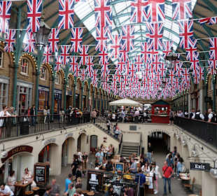 Jubilee Flags in Covent Garden