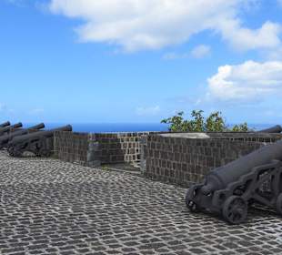 Kanonen Brimstone Hill Festung