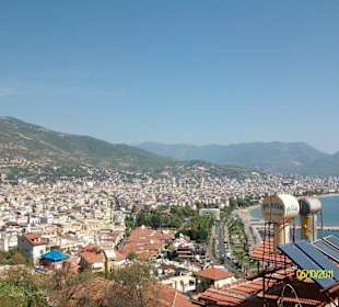 Blick auf Alanya