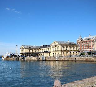 Das Hafenbecken von Helsingborg