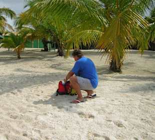 Allein am Traumstrand