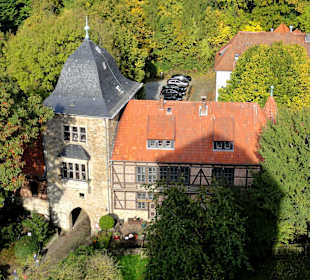 Blick vom Georgsturm auf das Untere Burgtor