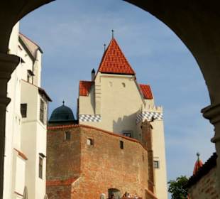 Burgmauer mit "Wittelsbacher Turm"