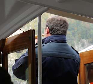 Bläser"Echo vom Königssee" auf dem Schiff