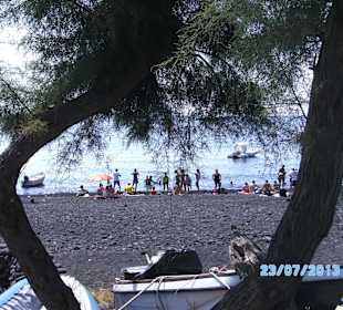 Stromboli, Badestrand
