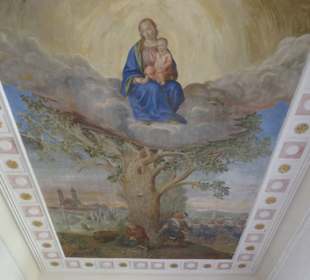 Deckenmalerei von dem Ereignis