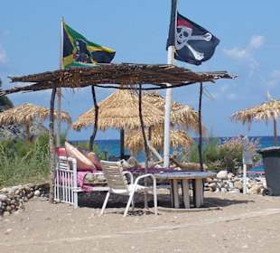 Superschöne Sitzecke Beachbar