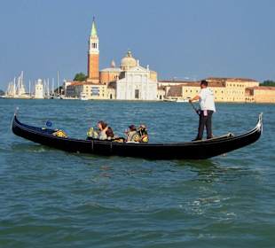 Gondel vor San Giorgio Maggiore