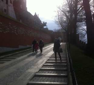 Schody na Wawel