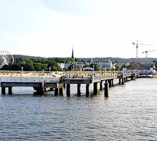 Seebrücke Ahlbeck vom Wasser aus