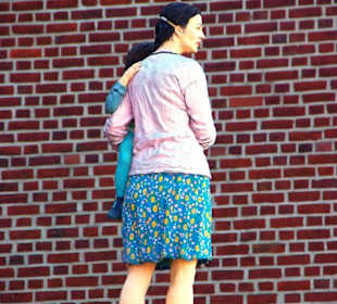 Auf jeder Webesäule