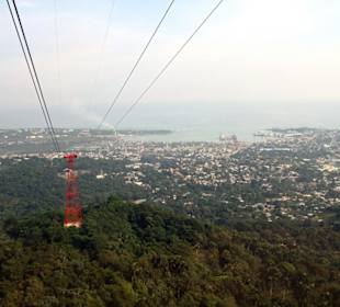 Seilbahn auf den Hausberg von Puerto Plata