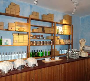 Alter Lebensmittelladen im Käse-Museum