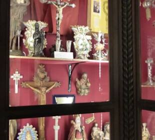 In der Schatzkammer der Kirche von Teror