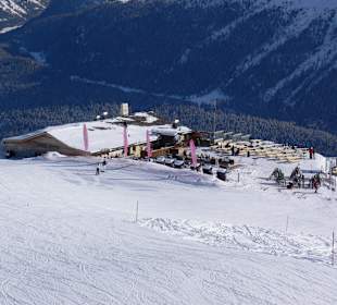 Alpina-Hütte auf der Corviglia