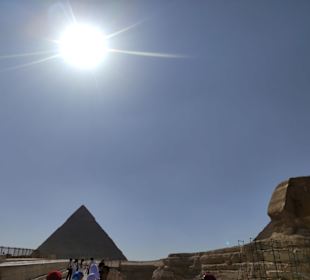 Sphynx und Pyramiden
