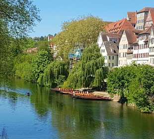 Blick auf Neckar und Hölderlinturm