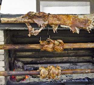 Drehspiess auf der Promenade