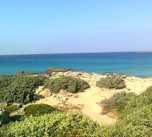 Oberhalb des Strandes von Falassarna