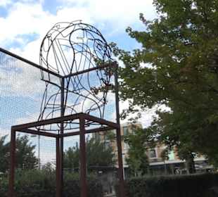 Skulptur Ratgebs Kopf von Lothar Hudy