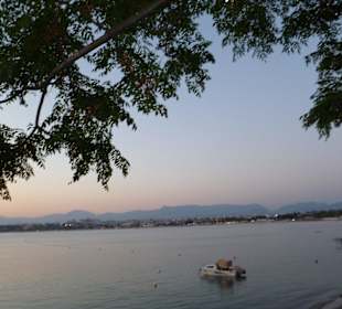 Sonnenuntergang von Side aus