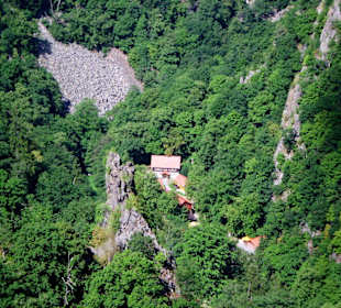 Blick vom Hexentanzplatz