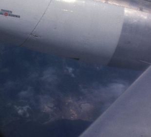 Der Vulkan Momotomba aus der Luft