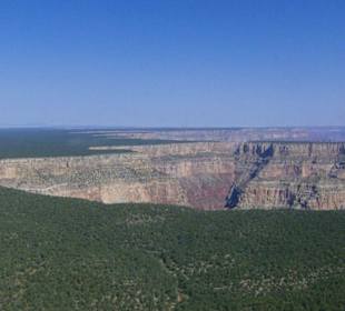 Plaine vue de l'hélico