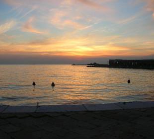 Tramonto sul golfo