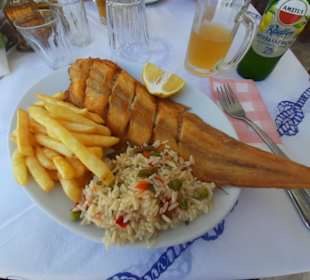 Leckere Zeezunge in Symi