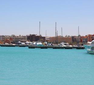 Der neue Hafen von Hurghada