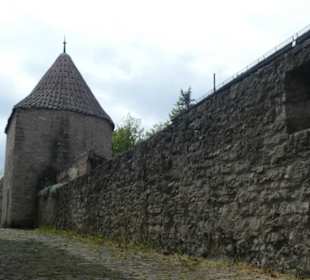 Entlang der Stadtbefestigung von Dettelbach