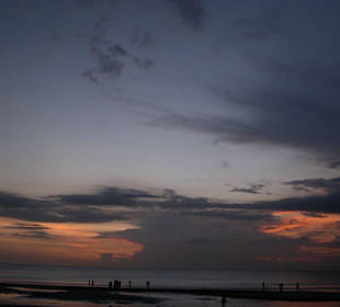 Abends am Kuta Beach