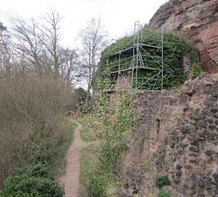 Schöne Burgruine Drachenfels