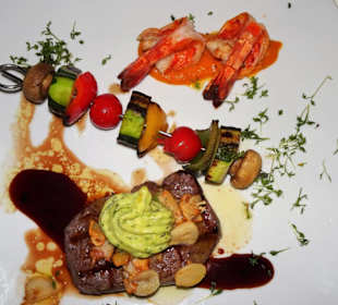 Surf and Turf im Ristorante Rossini