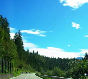 Nach Timau unten links super Parkplatz