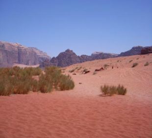 verschiedene Farbe des Wüstensandes