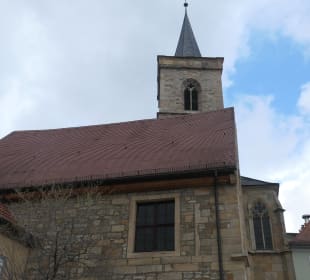 Blick zur Ägidienkirche (Krämerbrücke-Wenigemarkt)