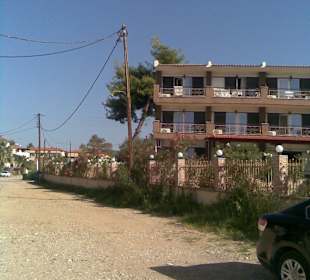 Weg vom Strand zum Hotel