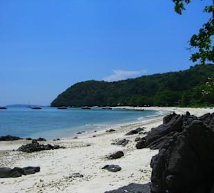 Spiaggia a Coral Island