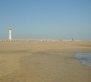 Blick auf den Leuchtturm von Jandia