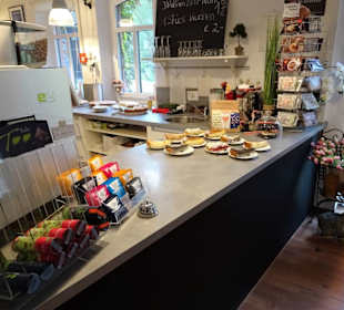 Die Kaffeebar der Confiserie Lauenstein