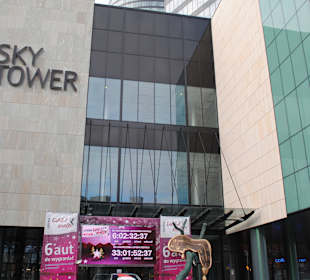 Wejście główne do Galerii Handlowej.