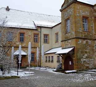 Der Innenhof der Giechburg