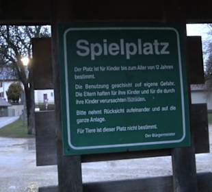 Spielplatz Wanderparkplatz Indelhausen