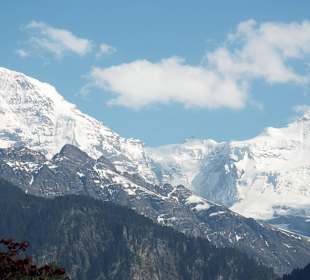 Eiger Monch and Jungfrau